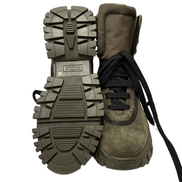 $1500 Brunello Cucinelli NEW! olive green suede boots size 9/39 - Picture 5 of 7